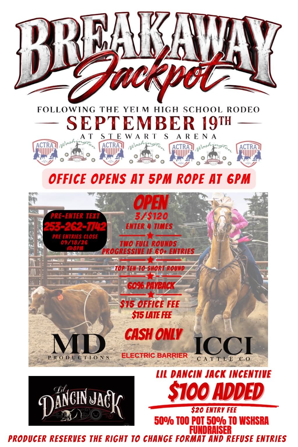 Breakaway Jackpot flyer