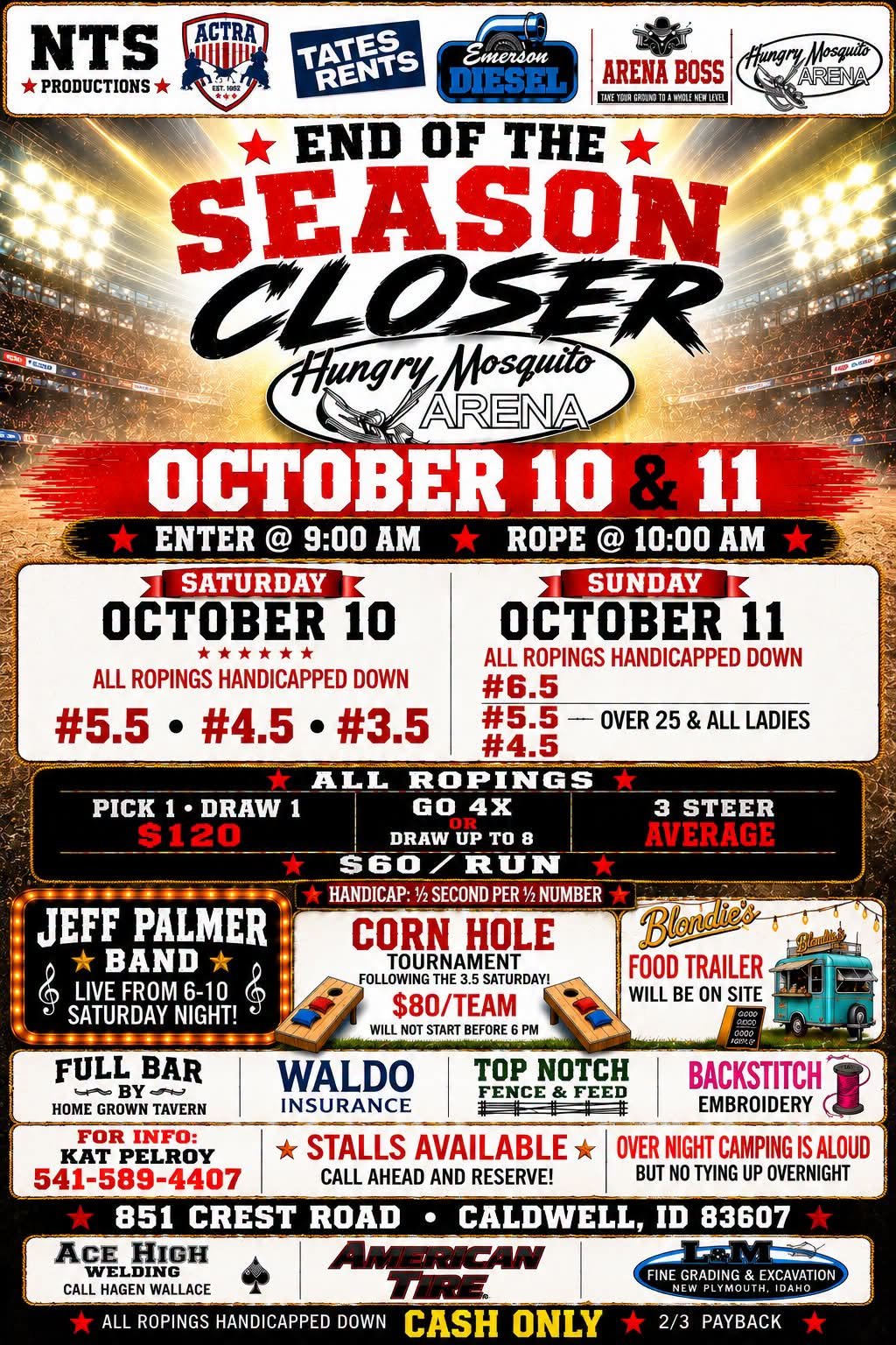 End of the Season Closer flyer