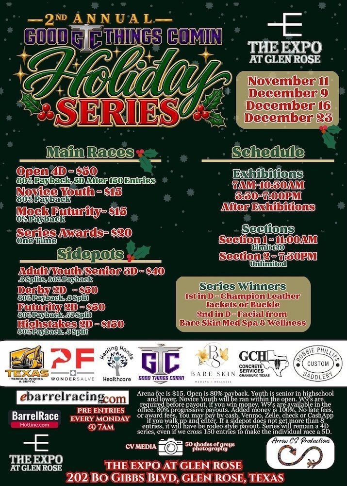 2nd Annual Good Things Comin Holiday Series flyer