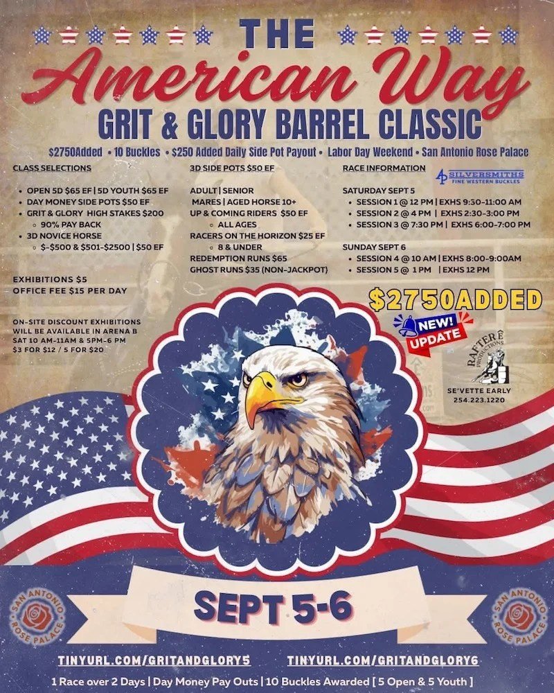 The American Way Grit & Glory Barrel Classic flyer